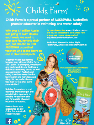 AUSTSWIM Partners with Childs Farm
